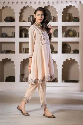 2 Piece - Embroidered Suit - KFE24-35