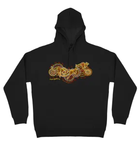 Adults Cozy Hoodie - Desert Kangaroo By Susan Betts