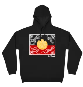 Adults Cozy Hoodie - Sunset Dreaming By Louis Enoch