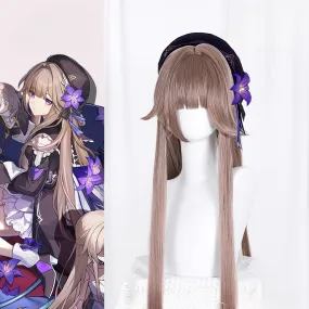 Honkai Star Rail Herta Long Light Brown Wig ON797