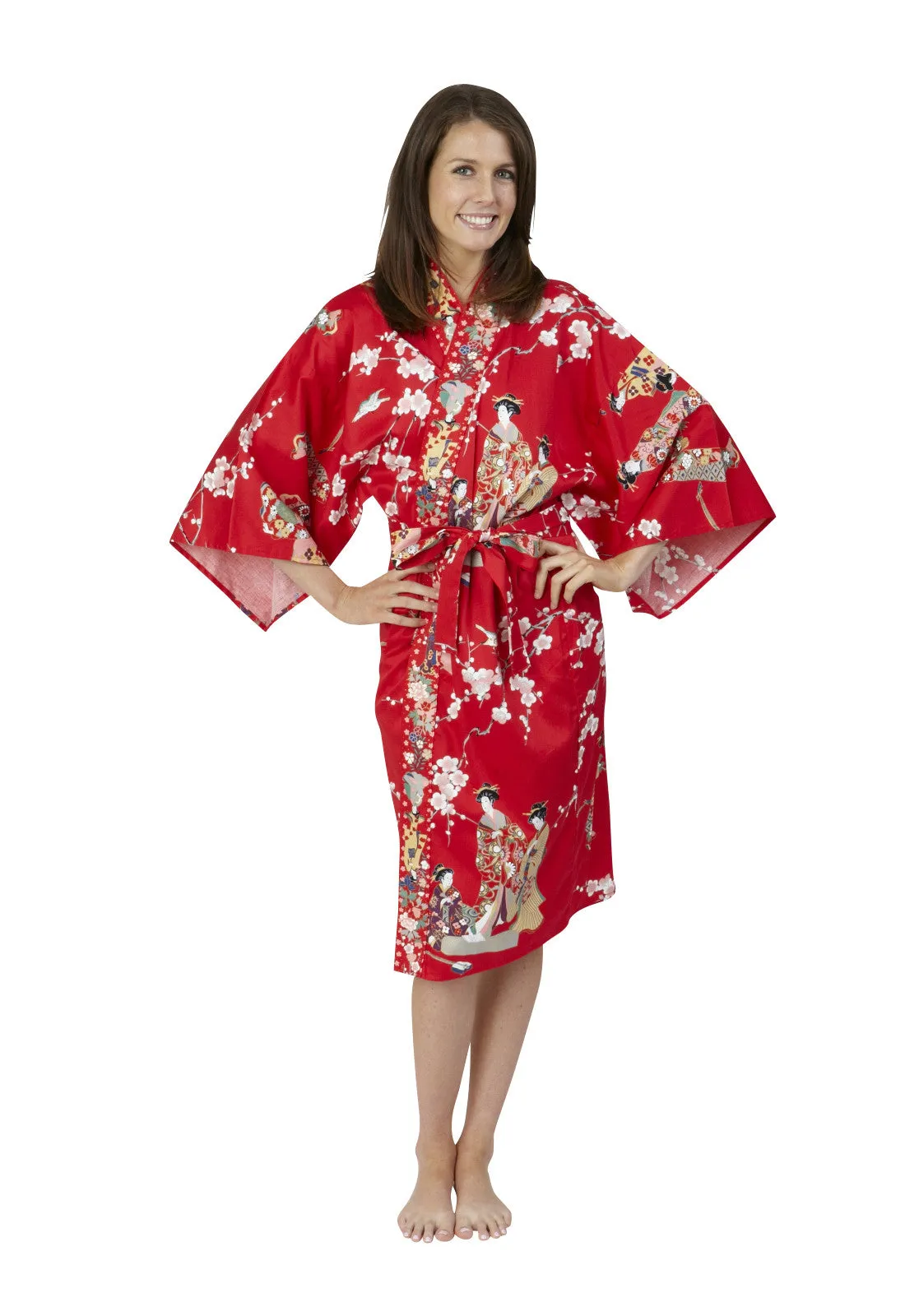 Kimono Beauty Cotton Short Kimono