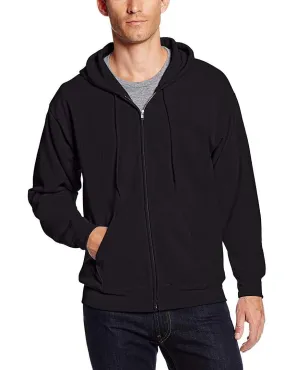 Romano nx Men's Solid Black Hooded Sweatshirt