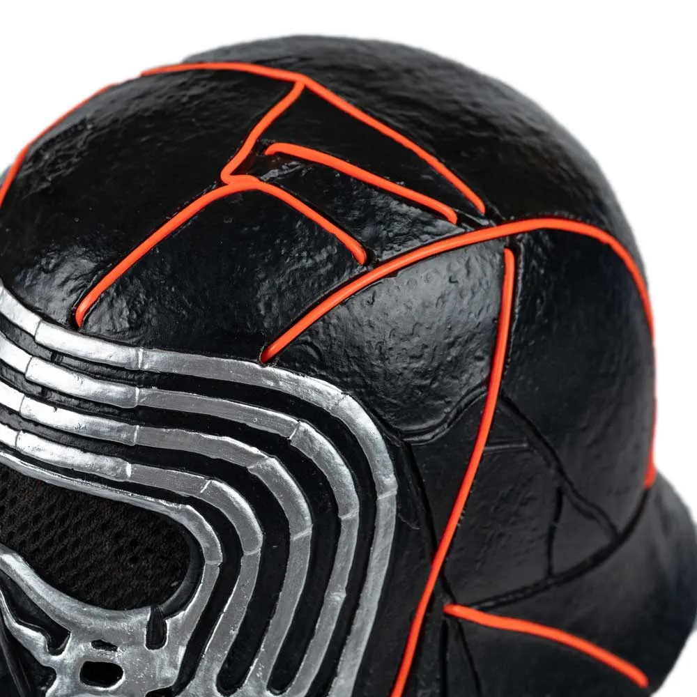 Xcoser Star Wars 9: The Rise of Skywalker Kylo Ren Maske Cosplay Helm Harz mit LED