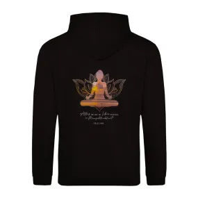 Yoga OM Pose - Bio Zipper Hoodie